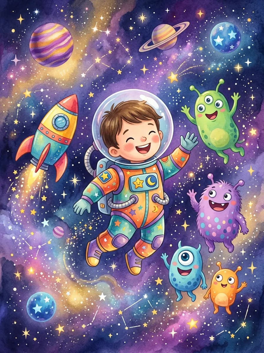 Space adventure theme